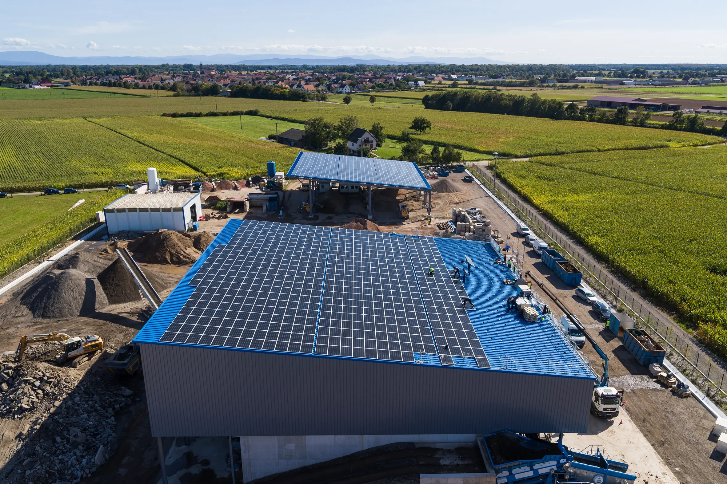 Image d'en-tête Voltec Solar, panneaux photovoltaïques