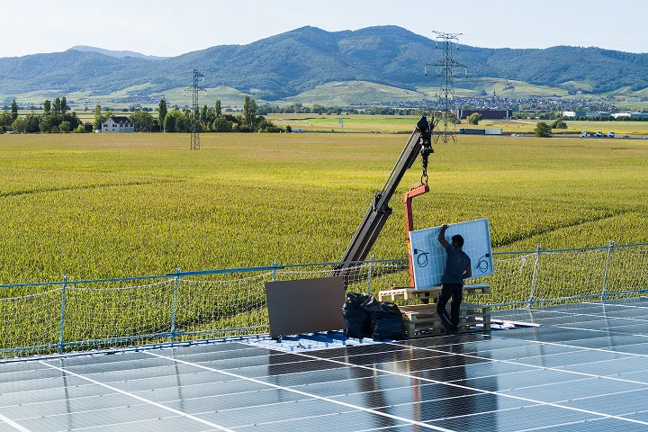Toiture photovoltaïque équipée par Voltec Solar