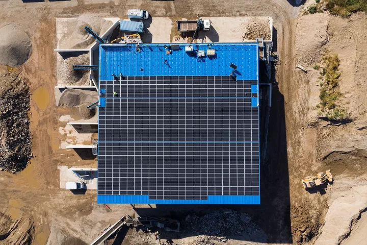 Toiture photovoltaïque équipée par Voltec Solar
