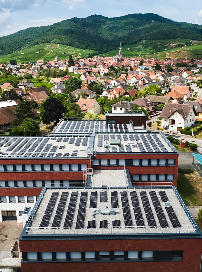 Installation photovoltaïque Voltec Solar pour le CEA
