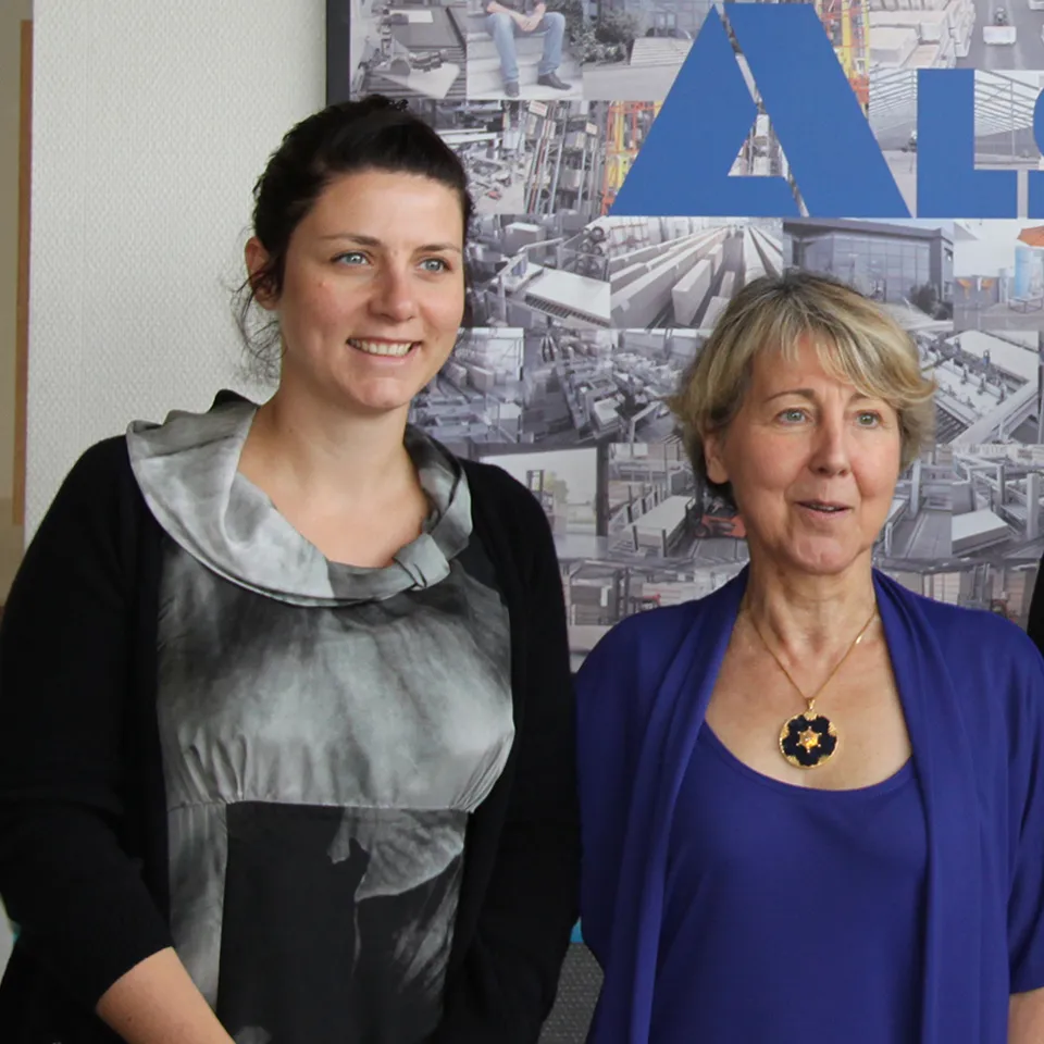 Marie-Elisabeth Lanoux et Cécile Cantrelle en 2014