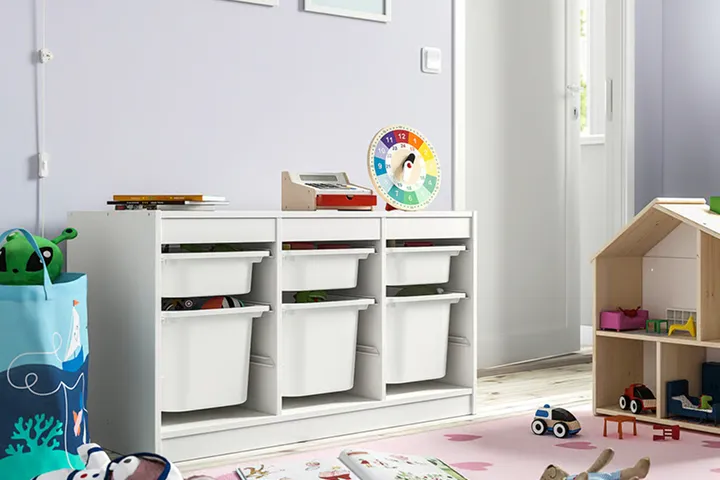 Meuble de rangement pour chambre d'enfant