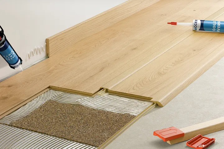 Kit de pose pour parquet massif