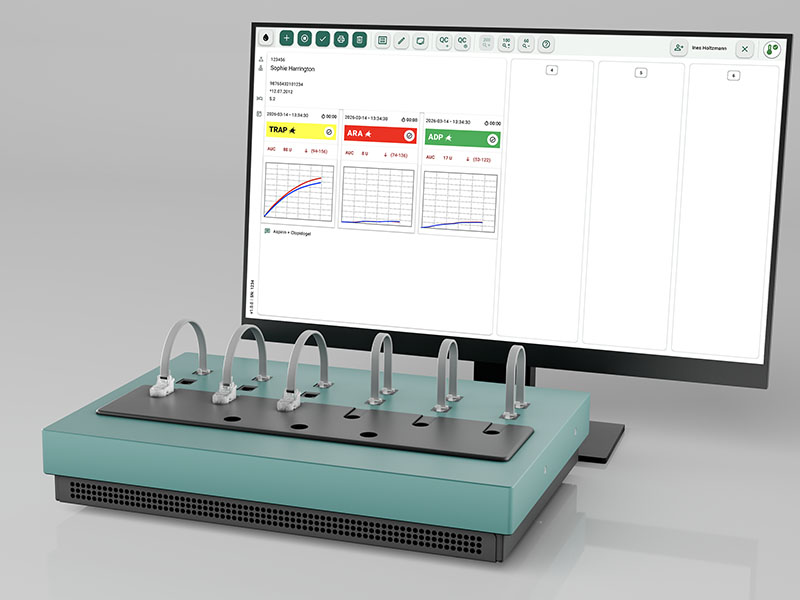 CytePro Impedanz-Aggregometer zur Analyse der Thrombozytenfunktion und Plättchenaggregation im Vollblut