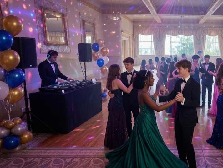Prom night in the Art Deco Ballroom