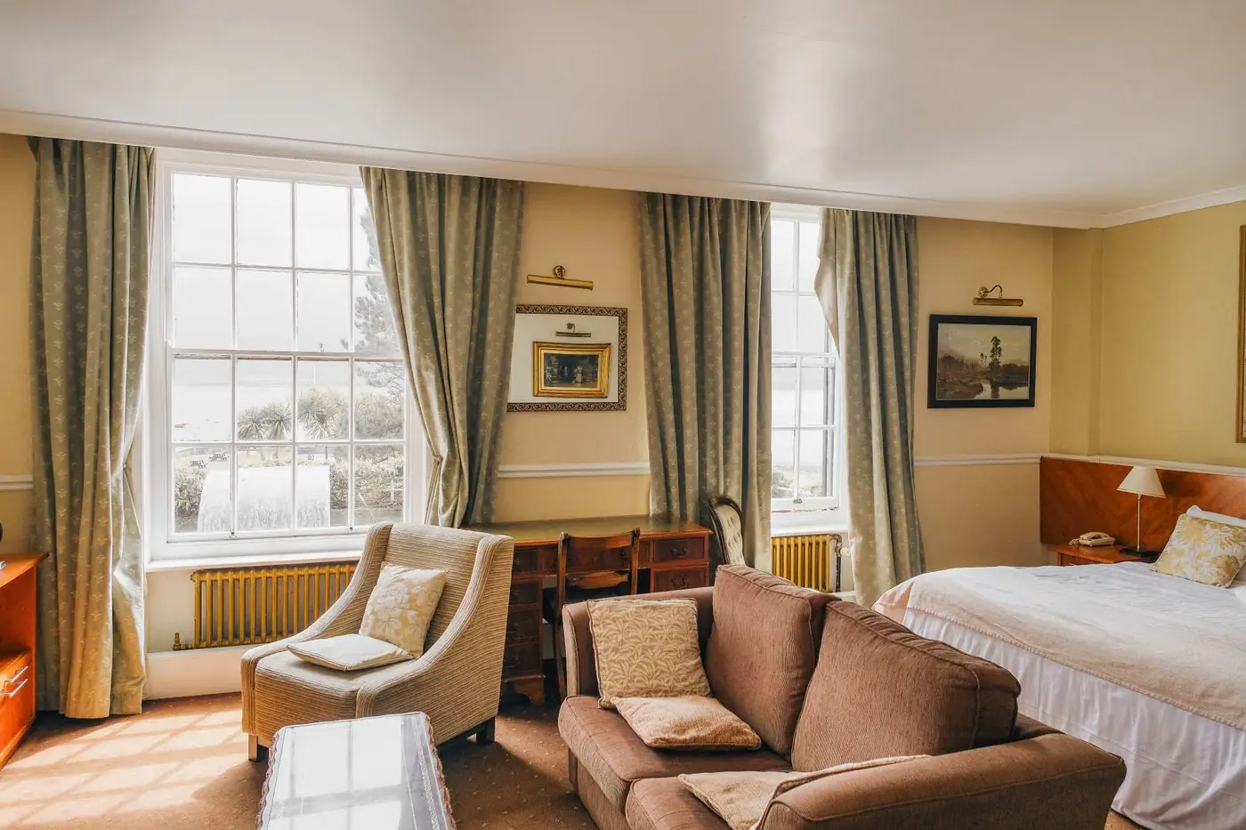 Sea view bedroom at The Bulkeley