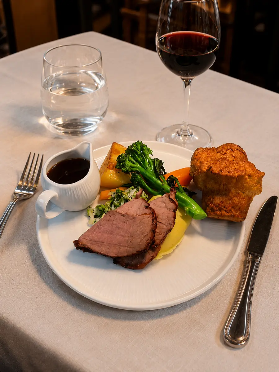 Sunday lunch at Hansoms Restaurant