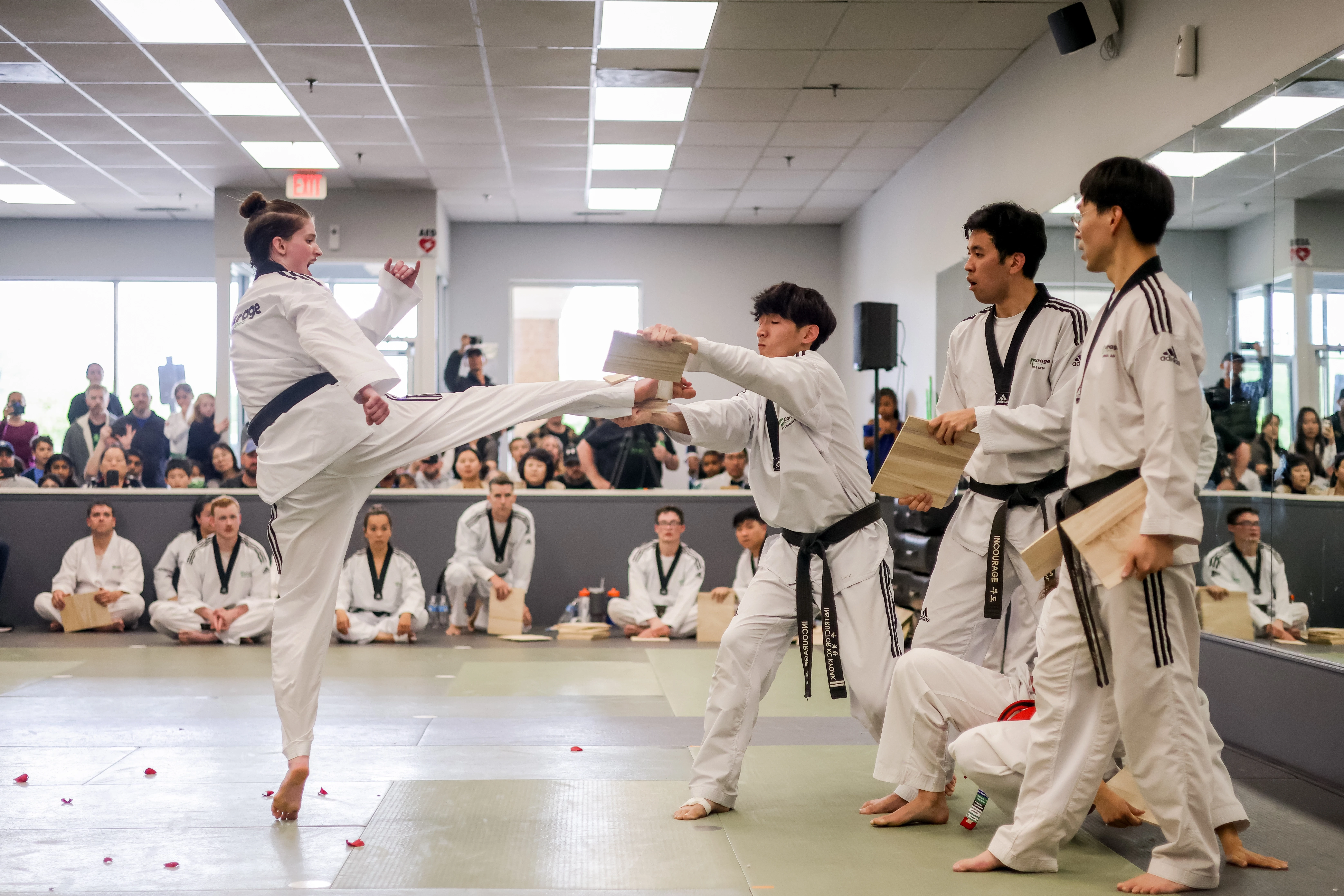 Studio owner in his martial arts gym