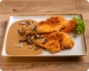 Jägerschnitzel von Higgi’s Burger
