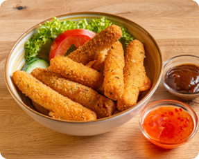 Mozzarella Sticks von Higgi’s Burger