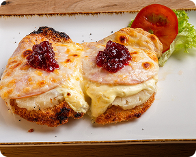 Schnitzel Hawaii von Higgi’s Burger