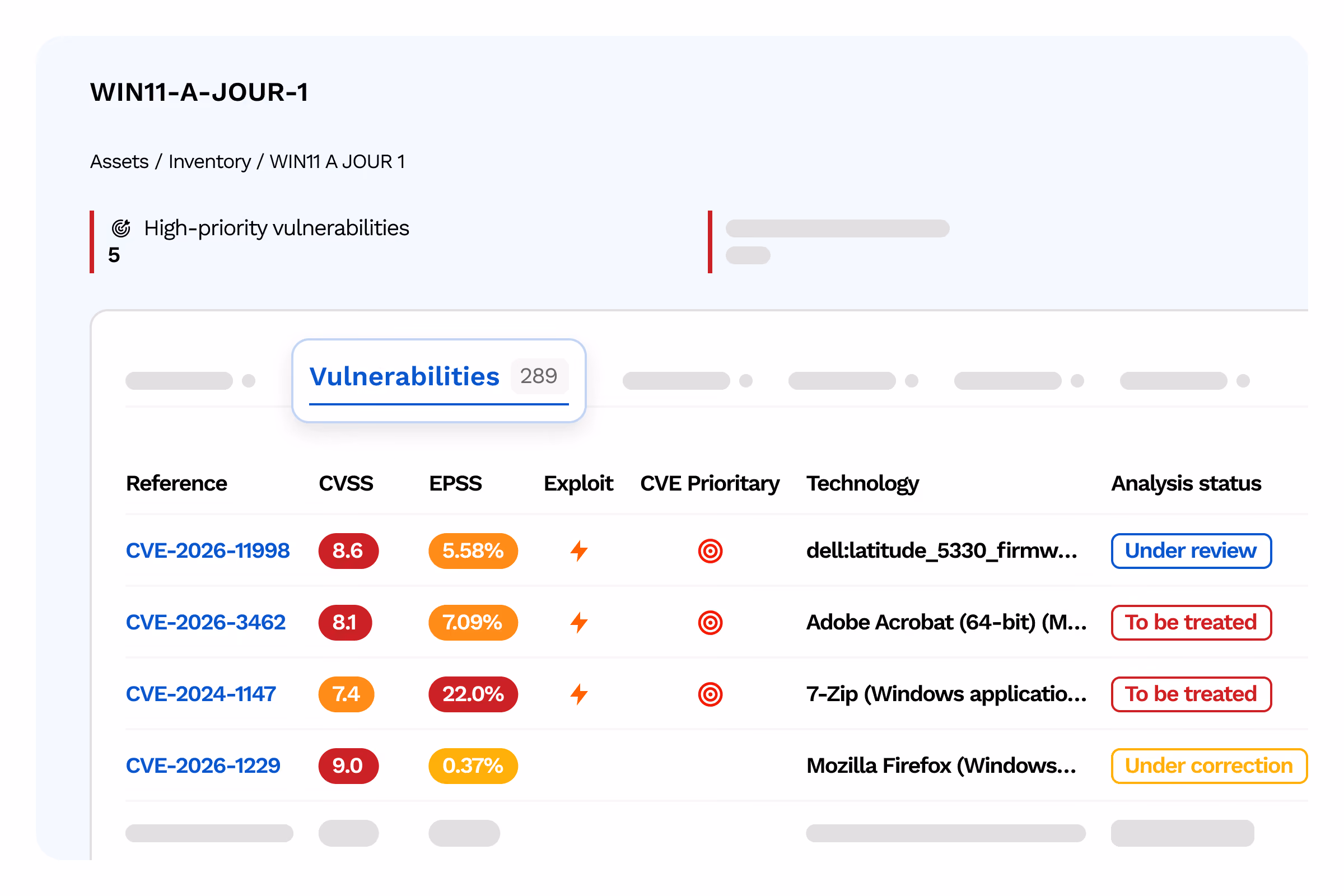 Endpoint Platform Vulnerability Management