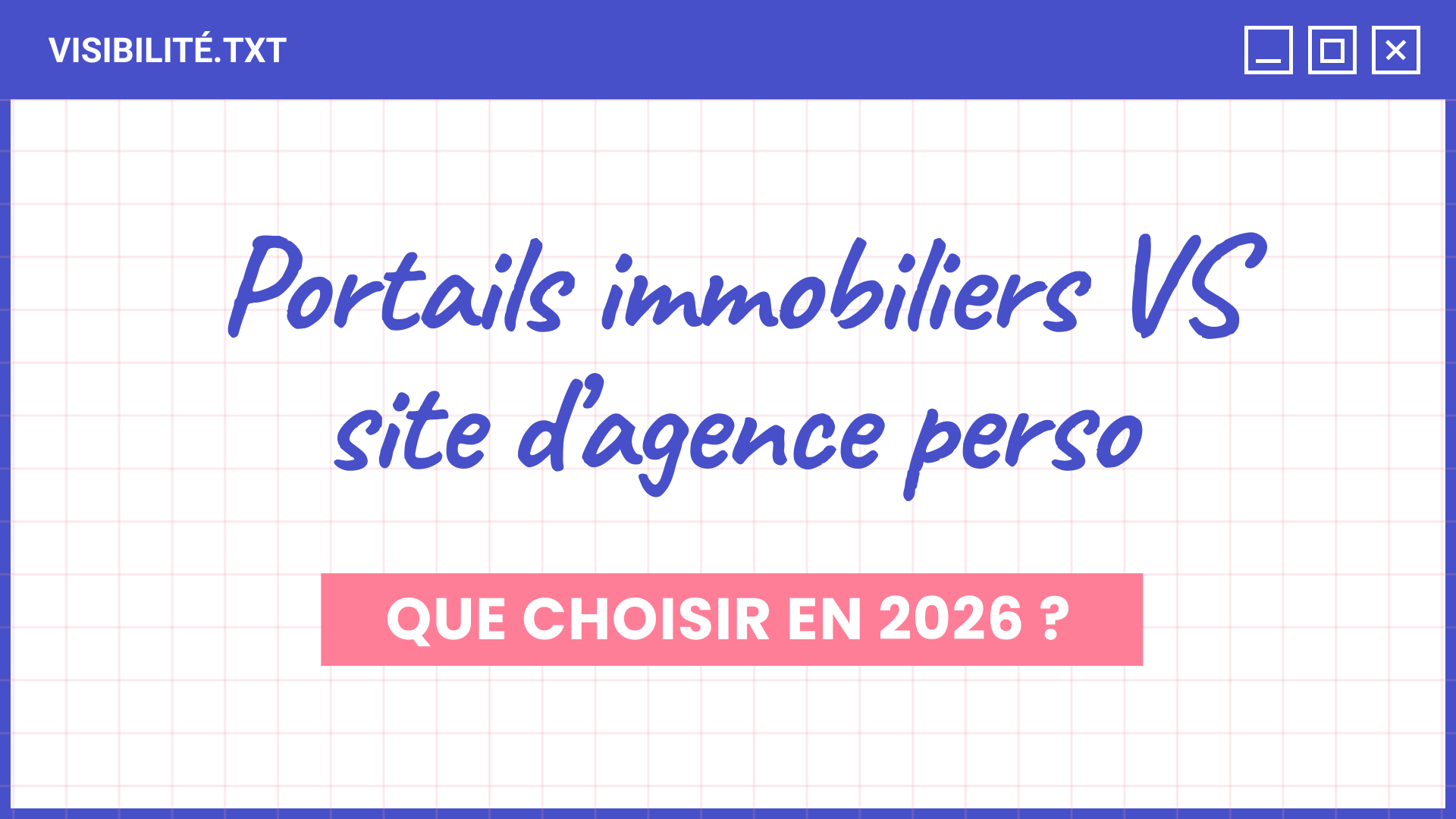 Portails immobilier vs sites perso immo seo