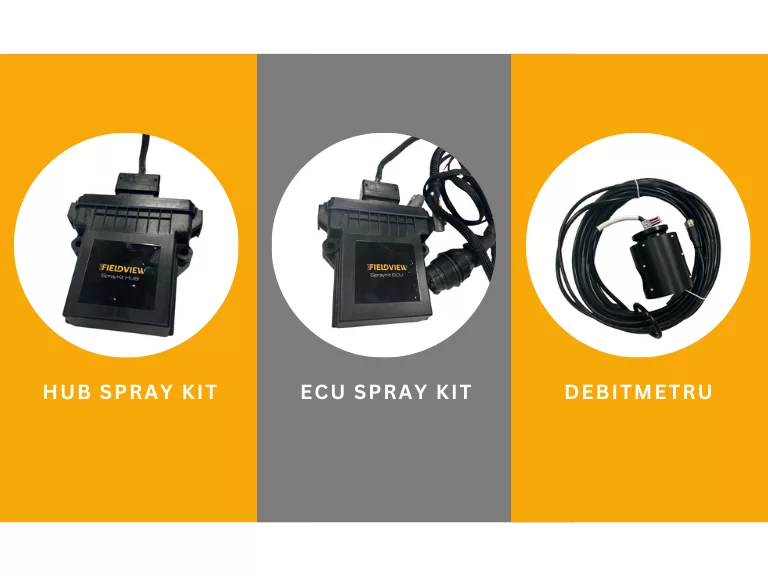 Debitmetre FieldView Spray Kit pentru monitorizarea pulverizării agricole