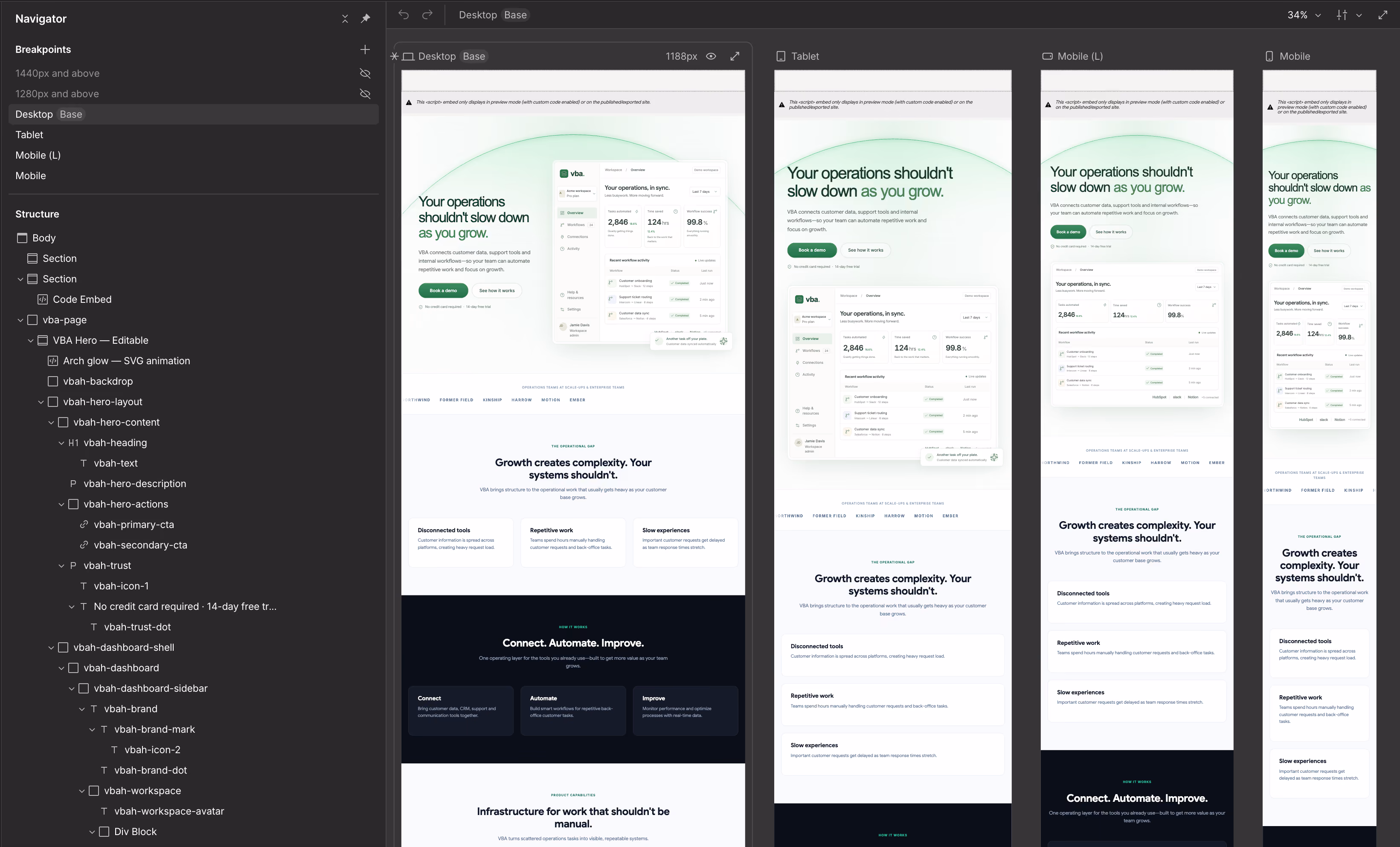Replace with Webflow Navigator or components screenshot