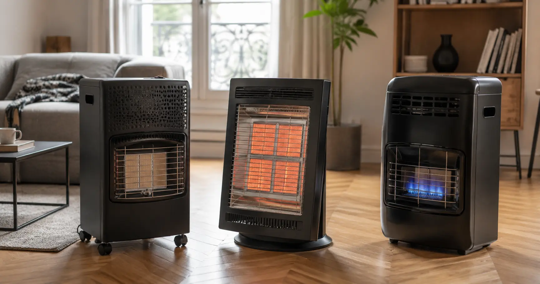 Trois types de chauffage d'appoint au gaz : catalyse, infrarouge et effet flamme