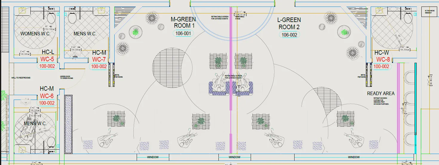 2D floor plan.