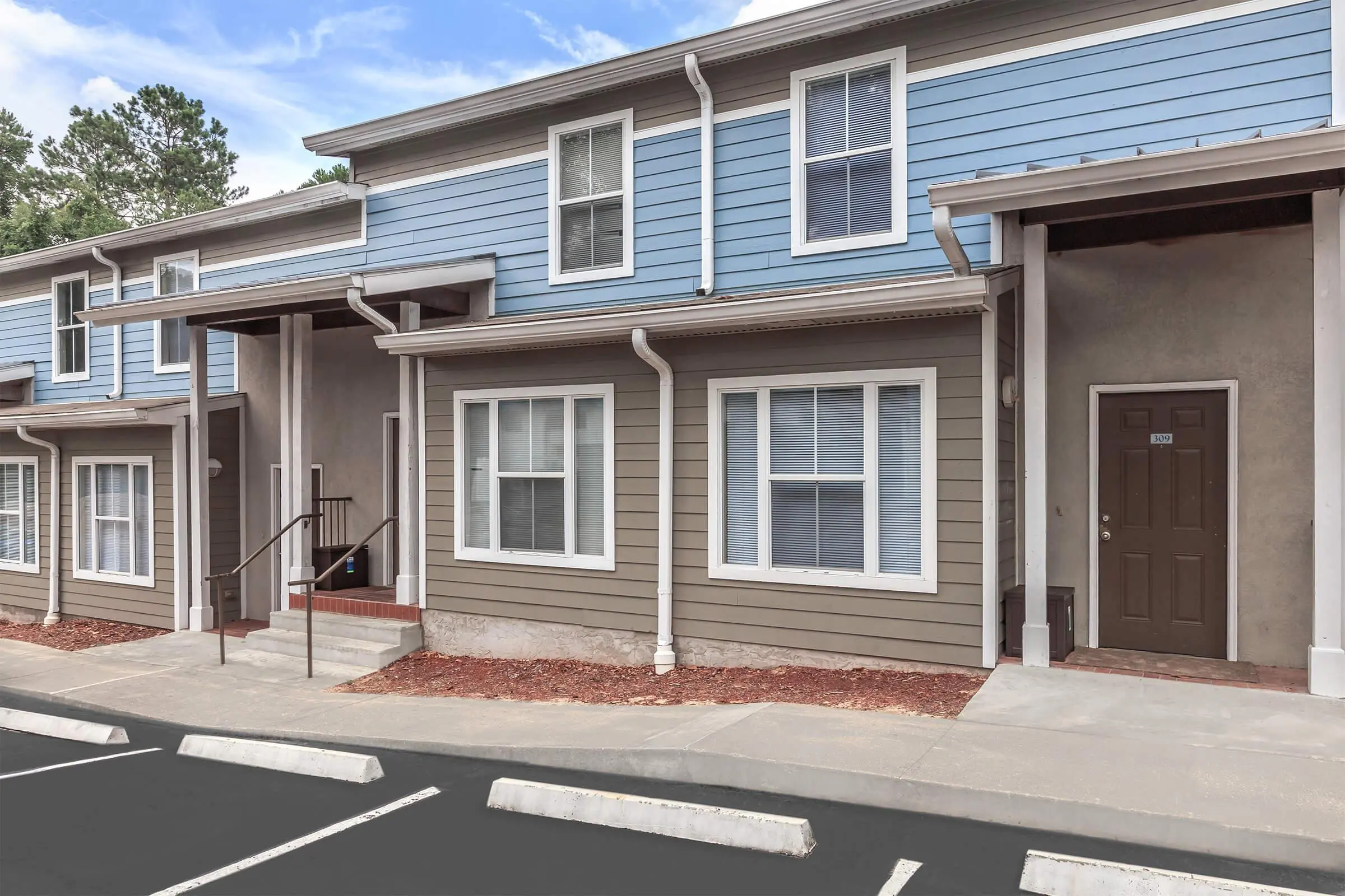 Exterior of units