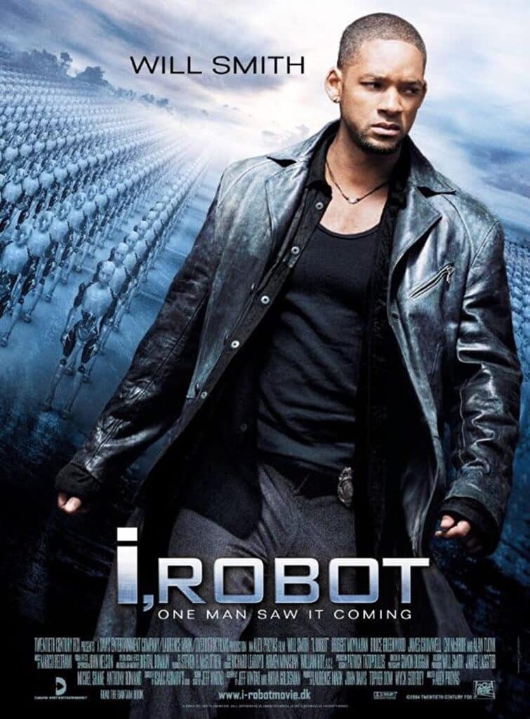 I, Robot Detective Investigating Movie