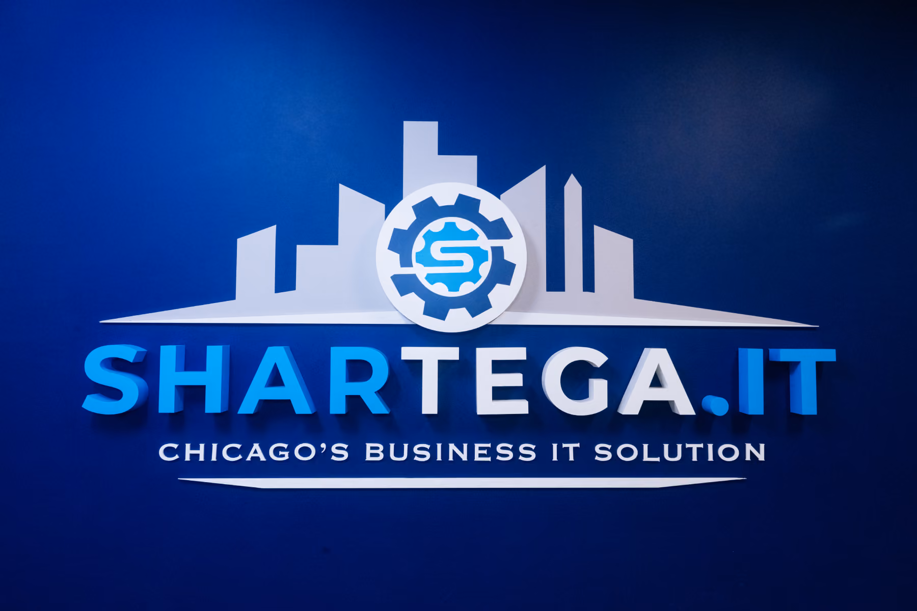 The Shartega IT team at their Des Plaines office