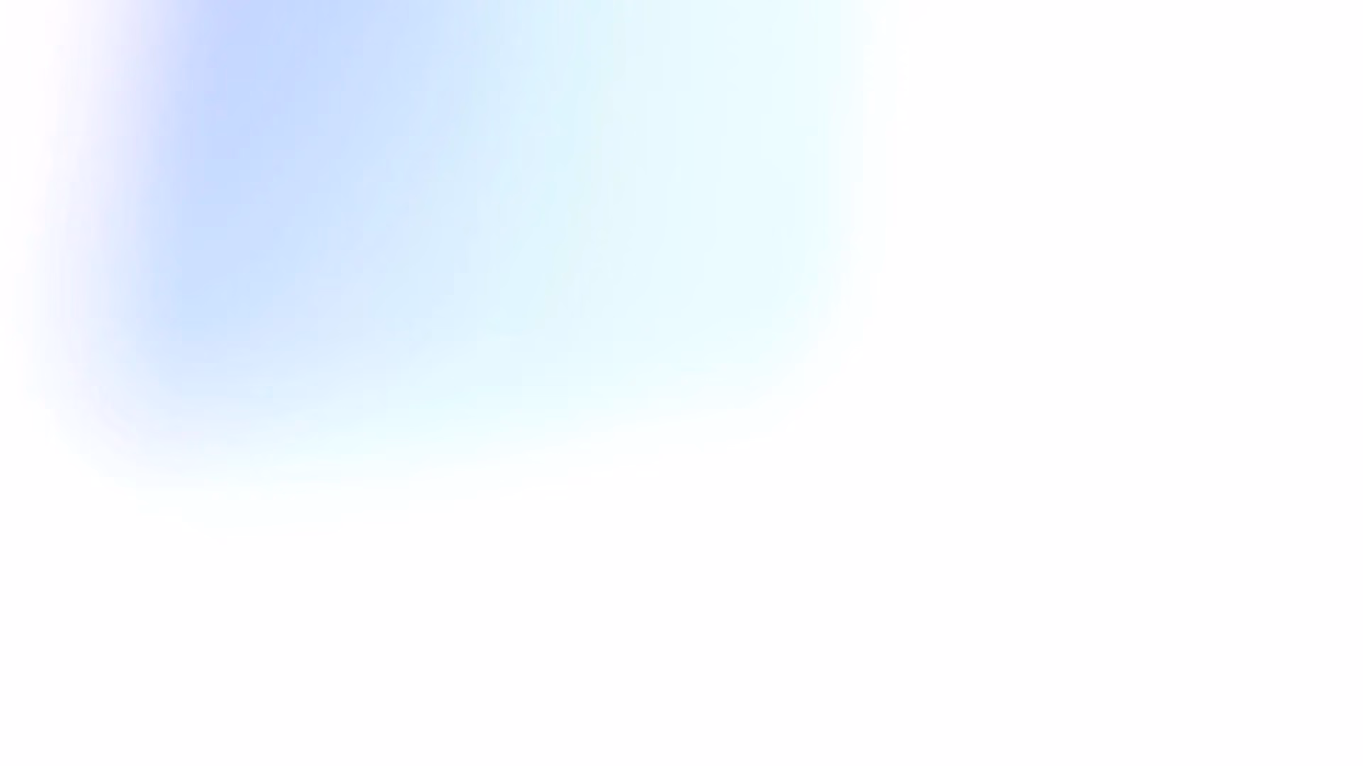light blue gradient blur element