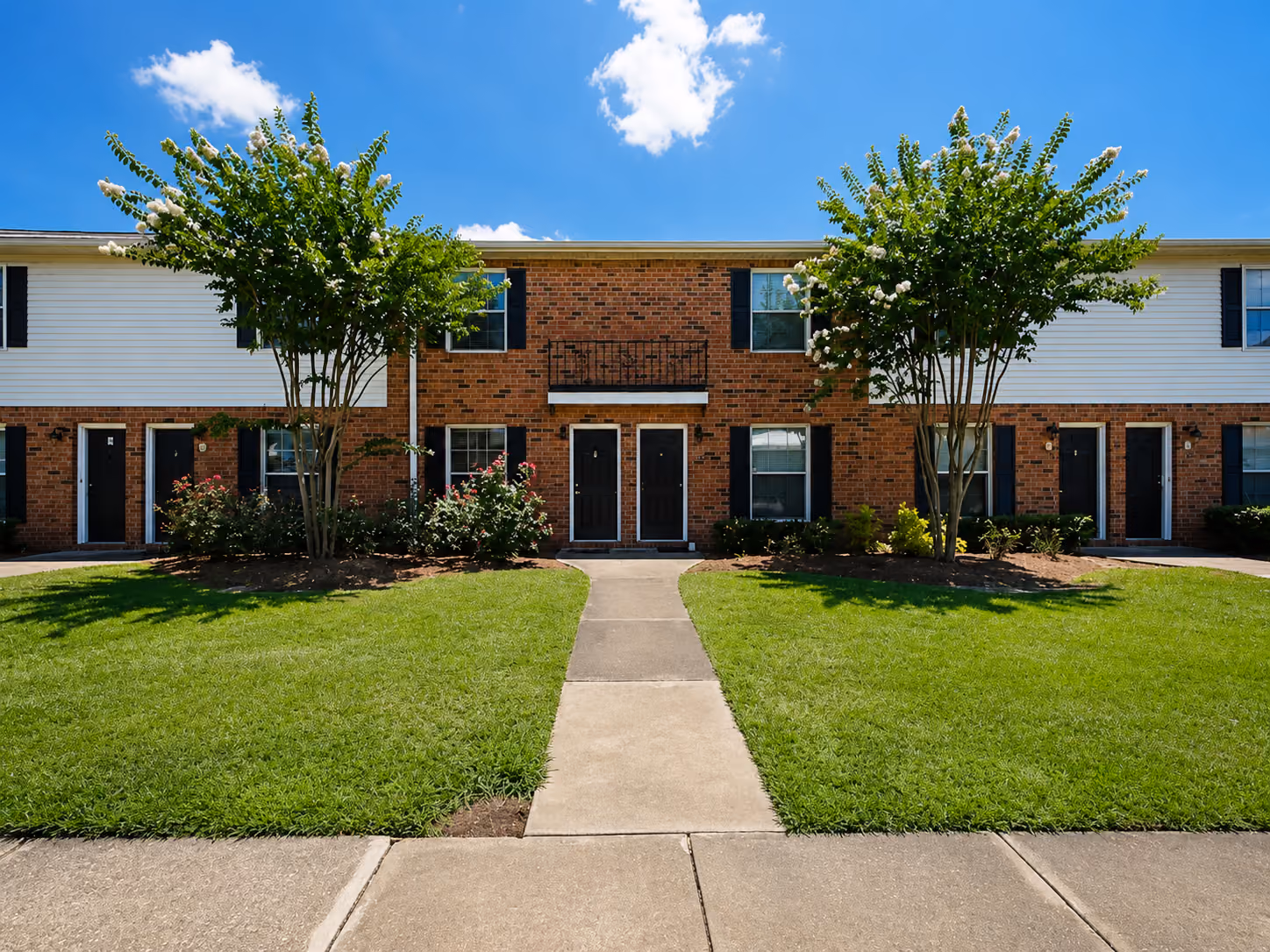 Exterior of apartments