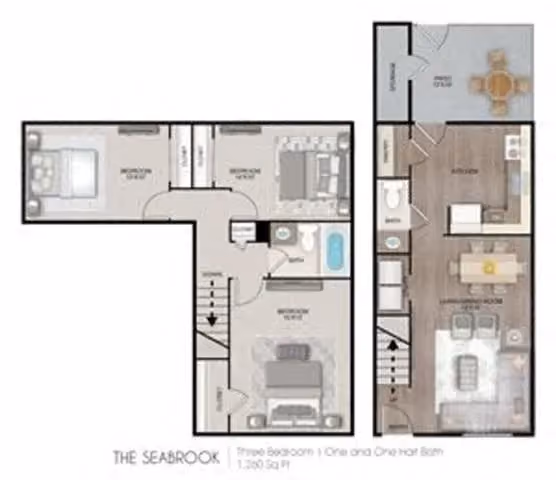 3B floor plan