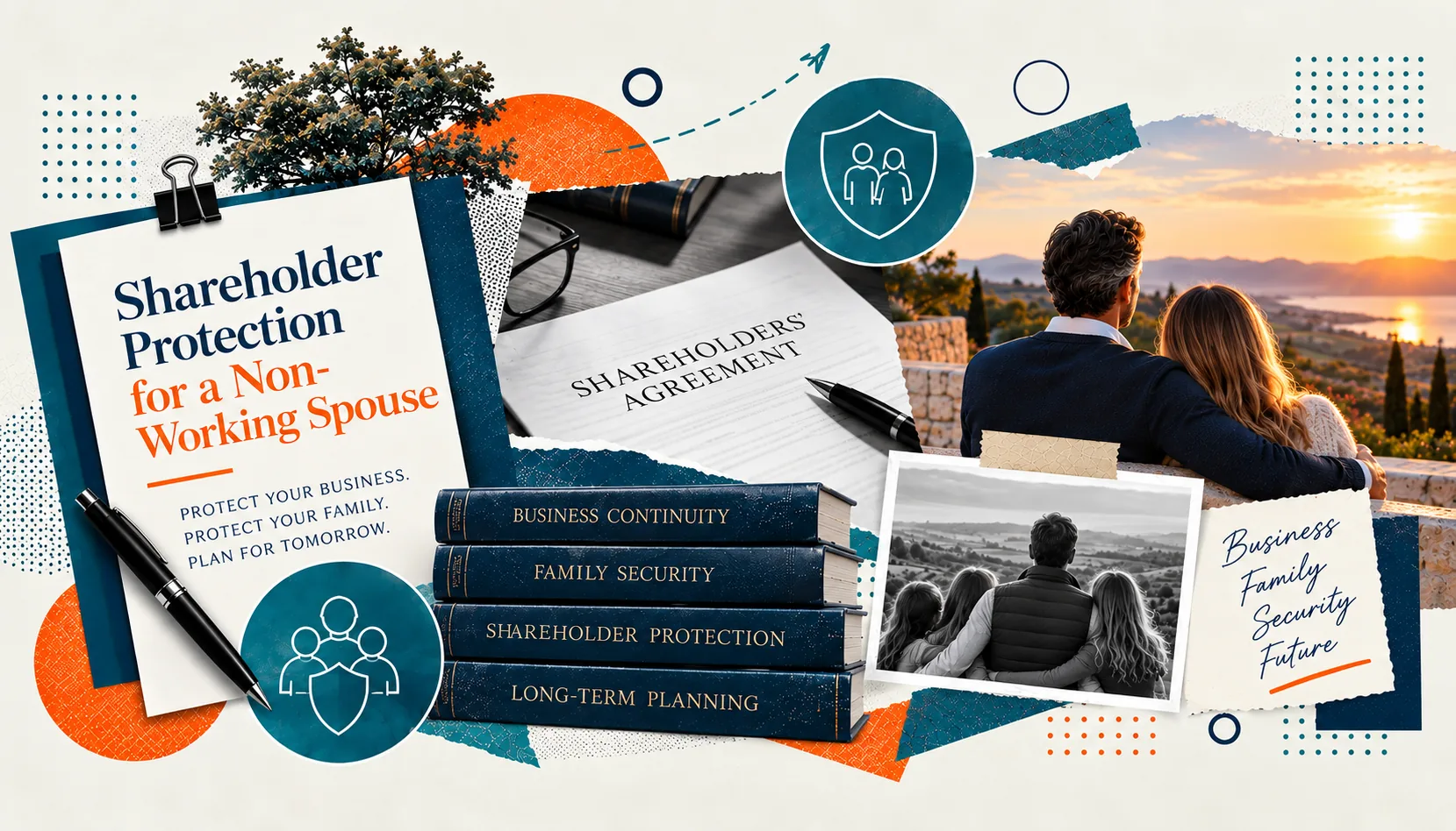 shareholder protection for non working spouse