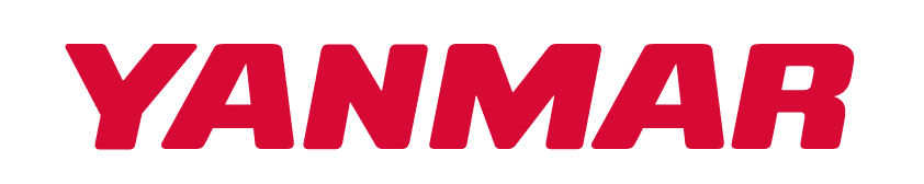 Yanmar brand name logo in bold red uppercase letters.