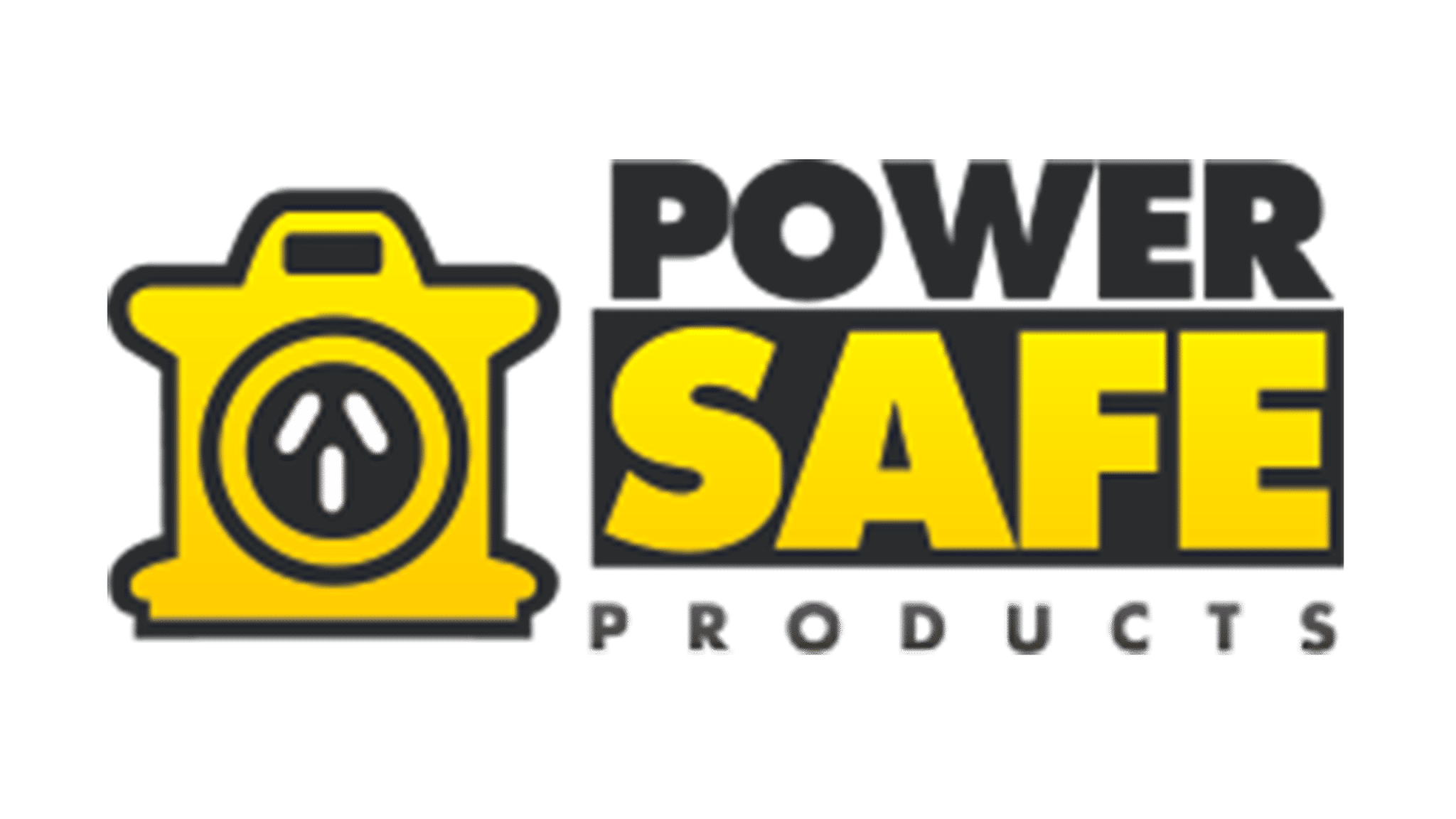 Power Safe Products logo with yellow electrical outlet icon and bold black and yellow text.