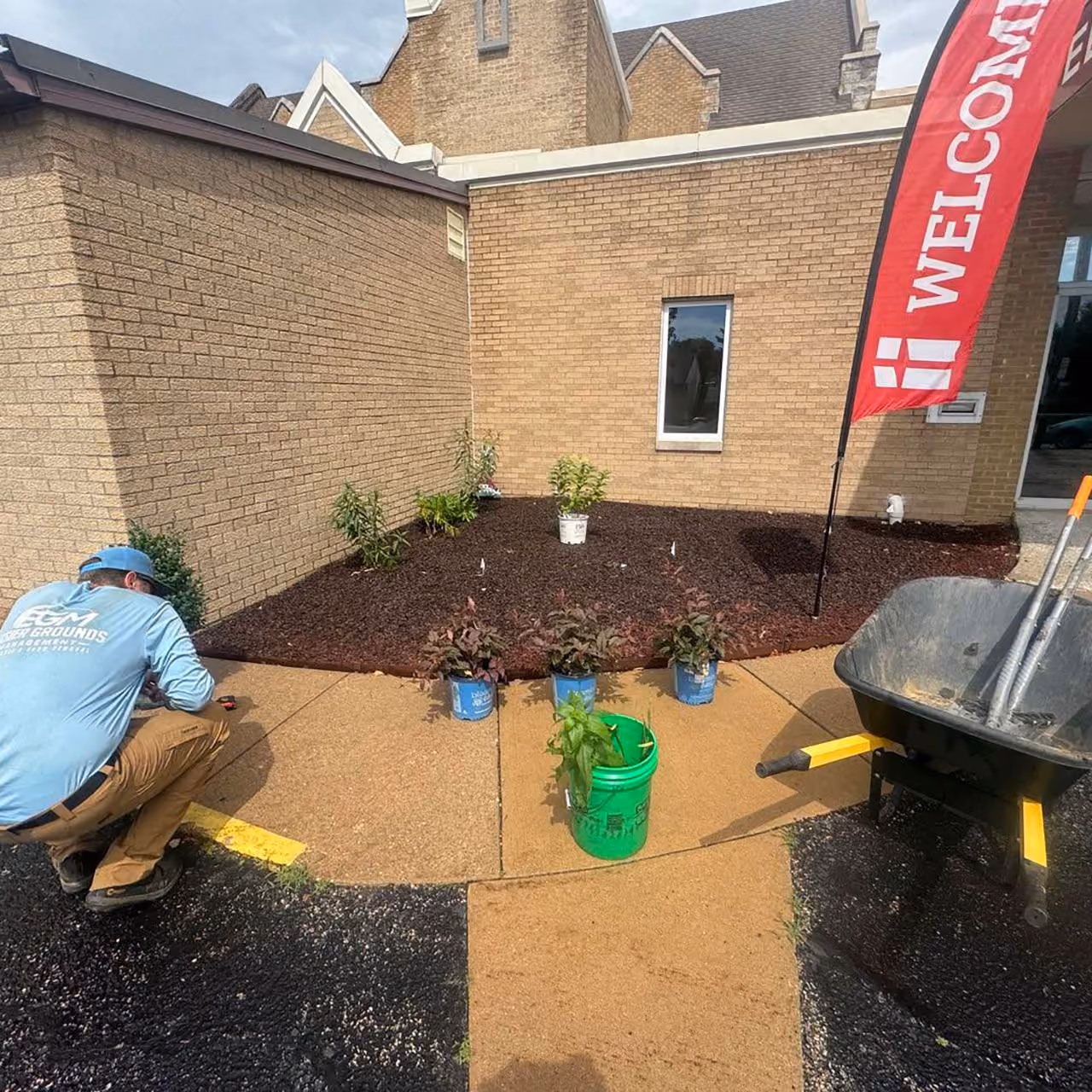 Professional commercial landscape enhancements near me in Central Illinois