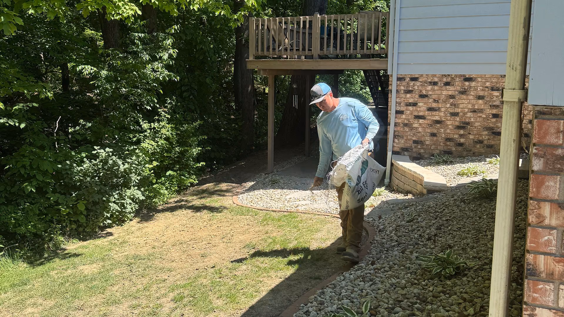 Commercial landscape enhancements by Easier Grounds Management in Pekin, Illinois

