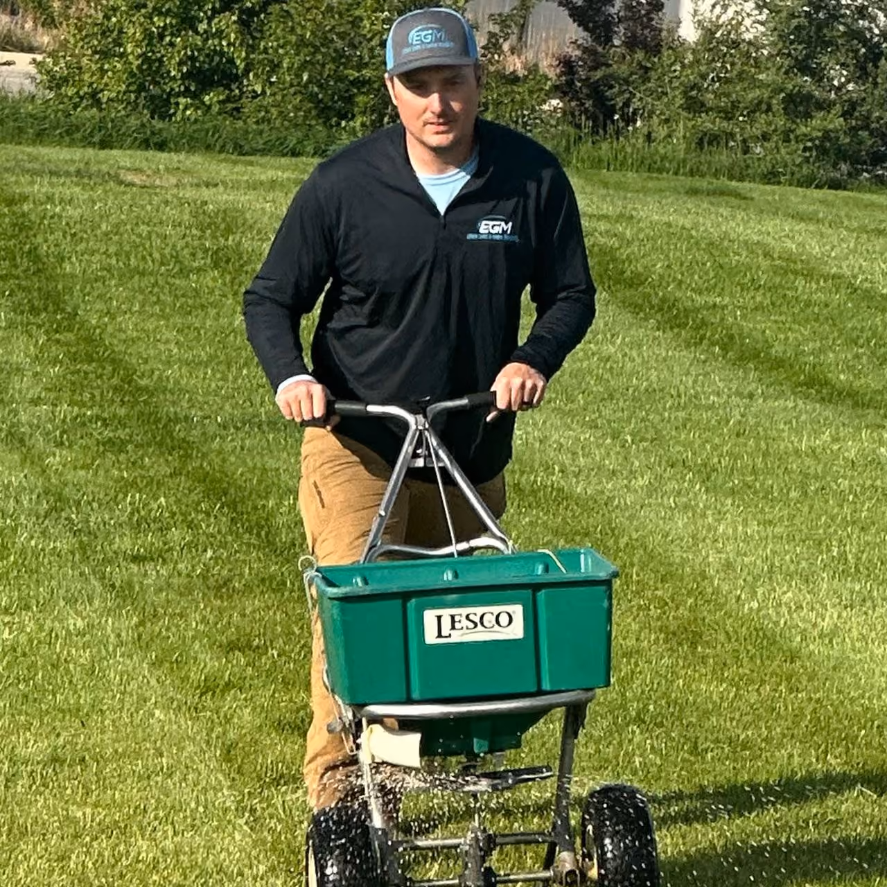 Commercial lawn and landscape maintenance by Easier Grounds Management in Central Illinois