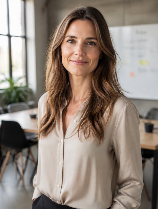 Business consultant in a coworking space