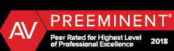 AV Preeminent rating from Martindale-Hubbell