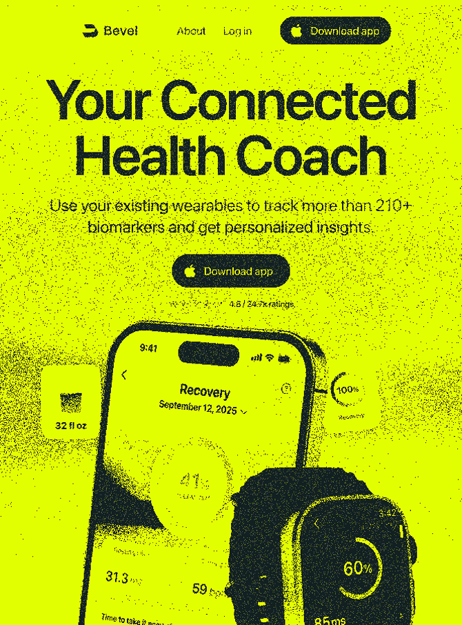 Cover image for the article: Bevel Health wins Honorable Mention from Awwwards