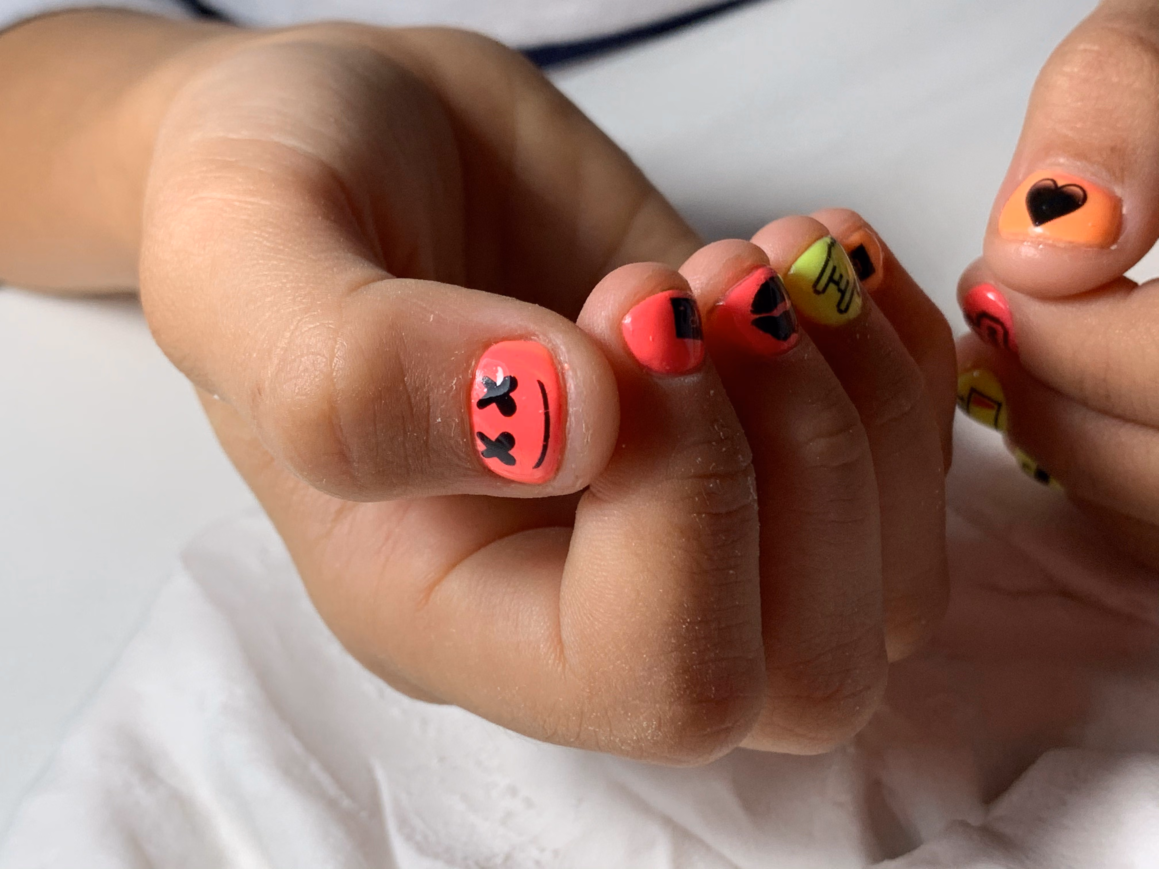 Close-up of well-kept nails
