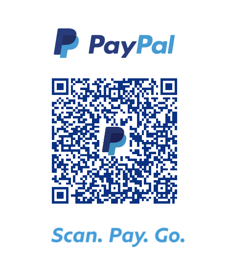 PayPal donation QR code