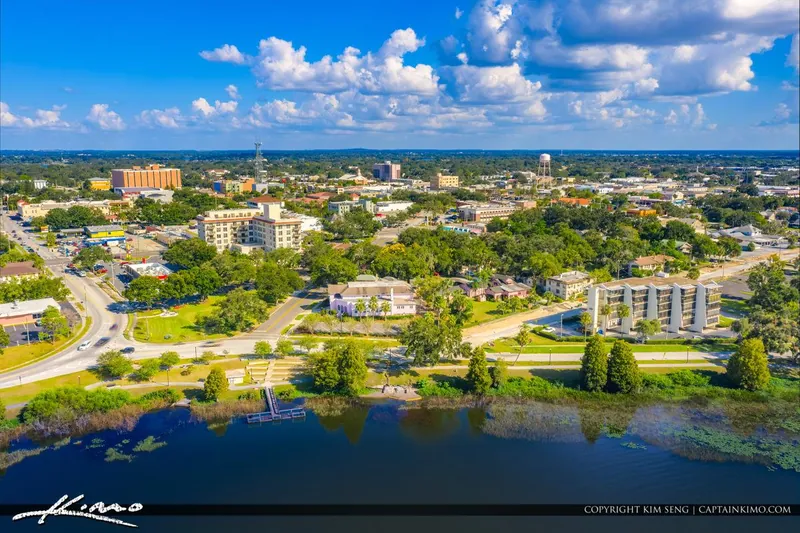 Aerial view of Polk County, Florida