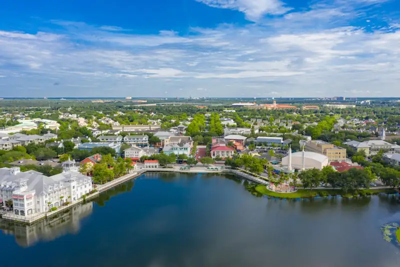 Aerial view of Osceola County, Florida