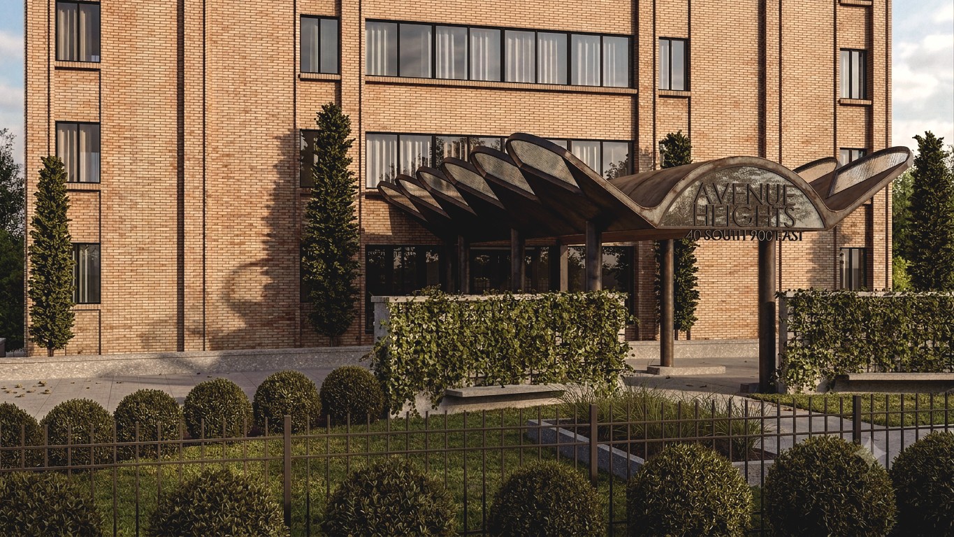 Exterior of community Rendering