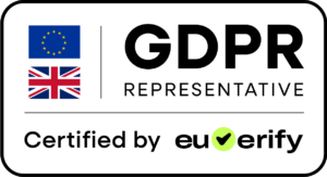 GDPR Representative EU verified compliance badge