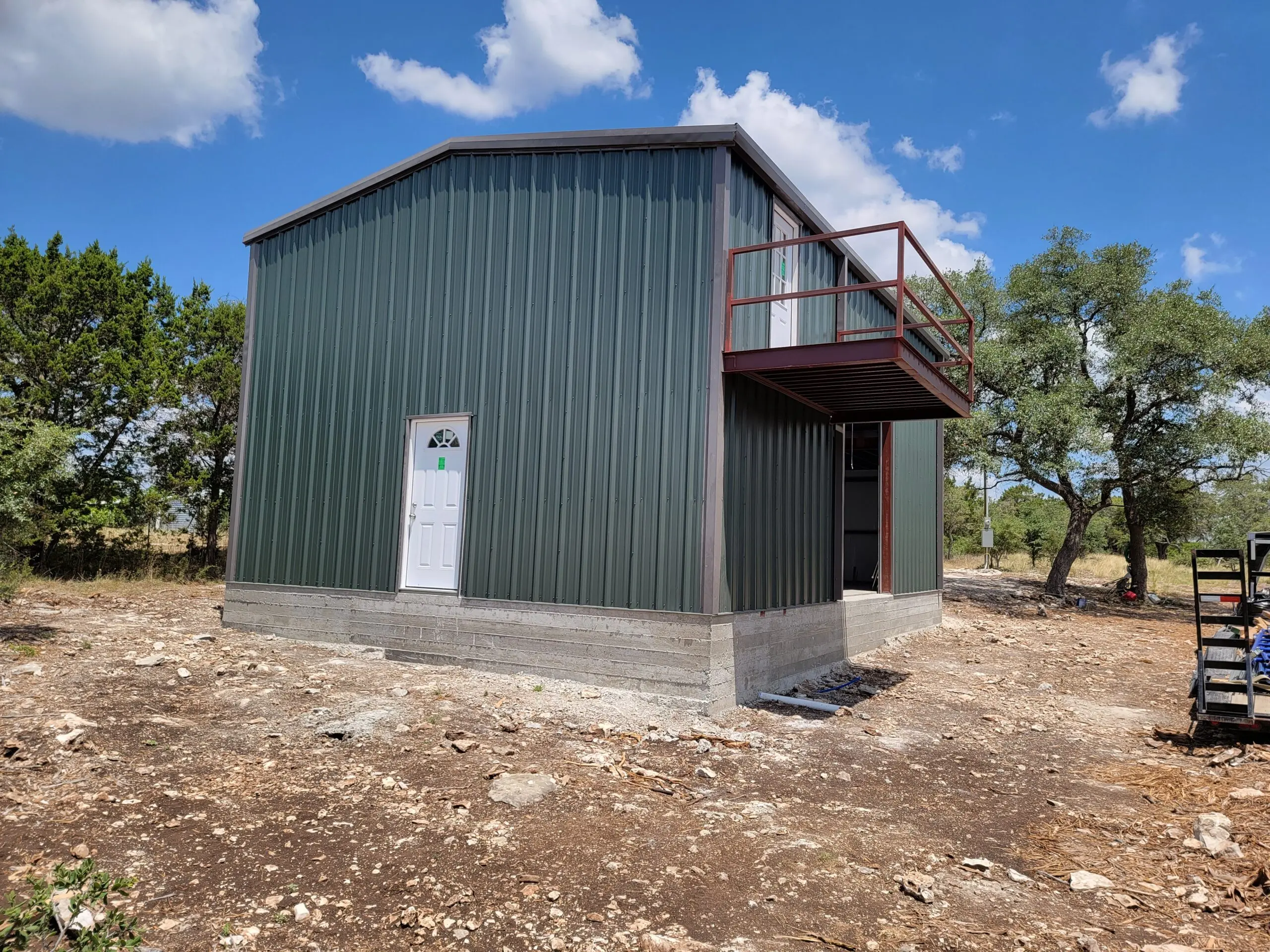 Serenity Ln Steel Shop Man Cave - HCBR Texas