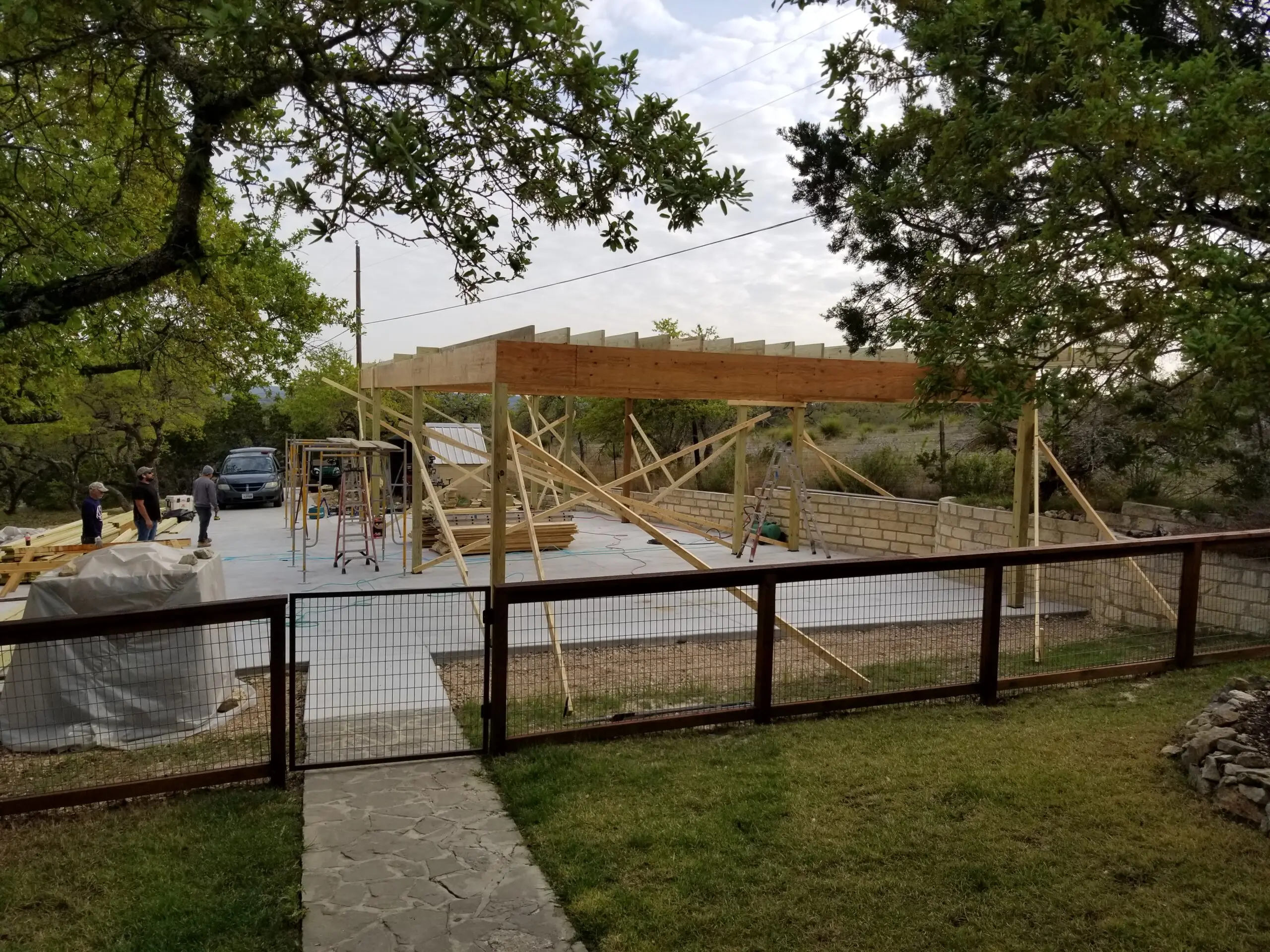 Cypress Springs Pavilion/Carport - HCBR Texas