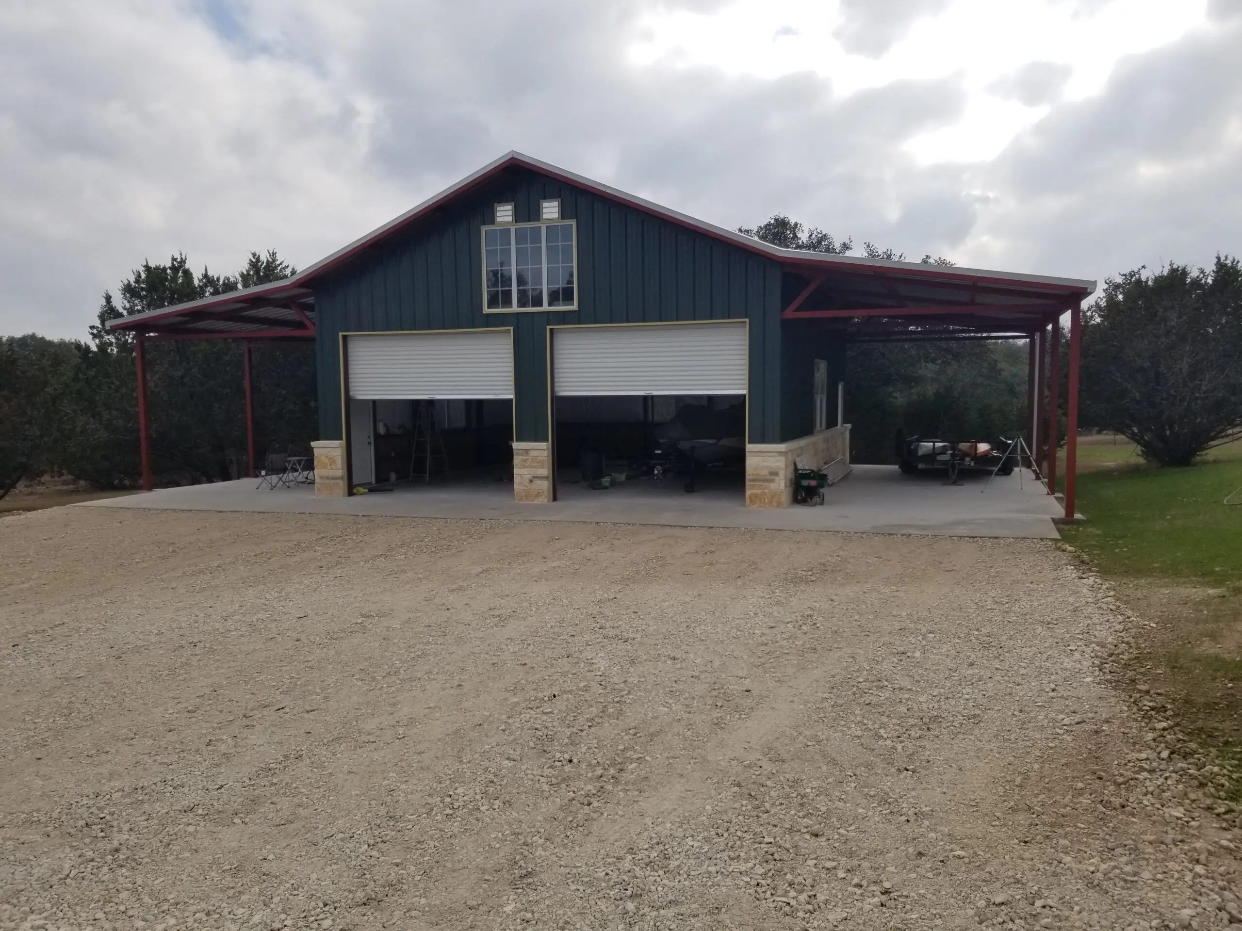 Cielo Springs Steel Rv Garage Shop 20211227_135519-scaled