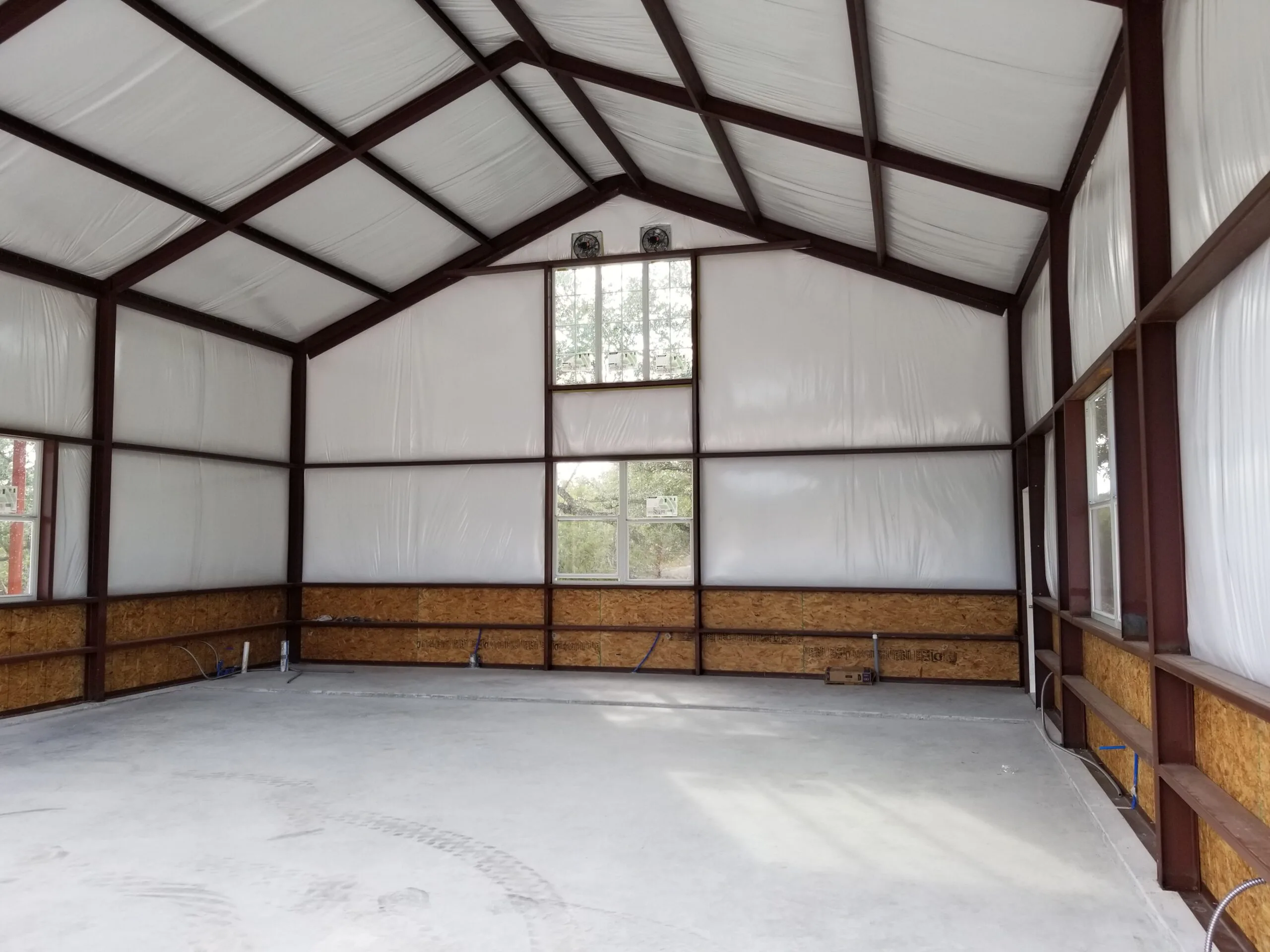 Cielo Springs Steel RV Garage Shop - HCBR Texas