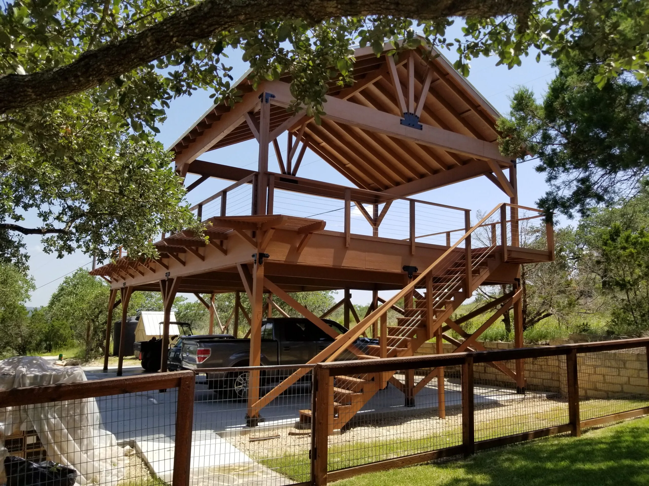 Cypress Springs Pavilion/Carport - HCBR Texas