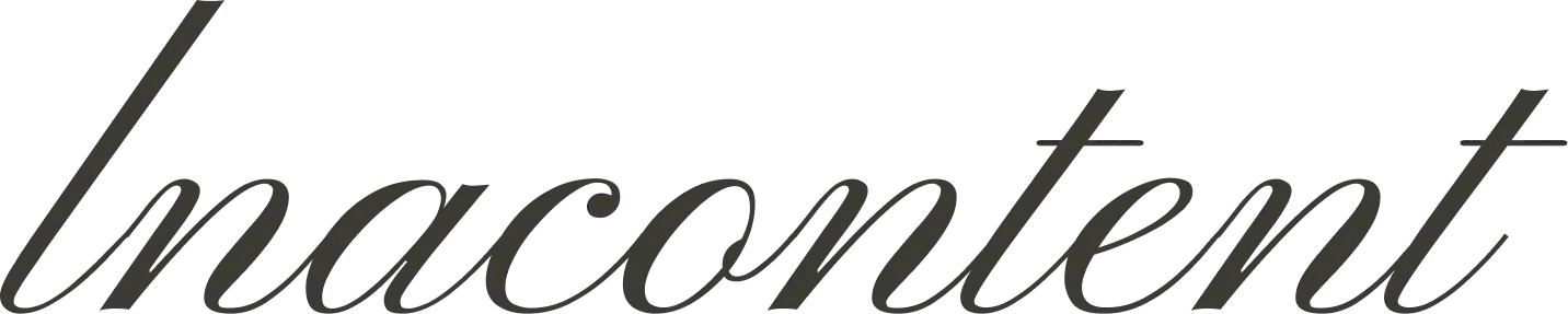Le mot « lnaevent » écrit en cursive sur un fond gris foncé.