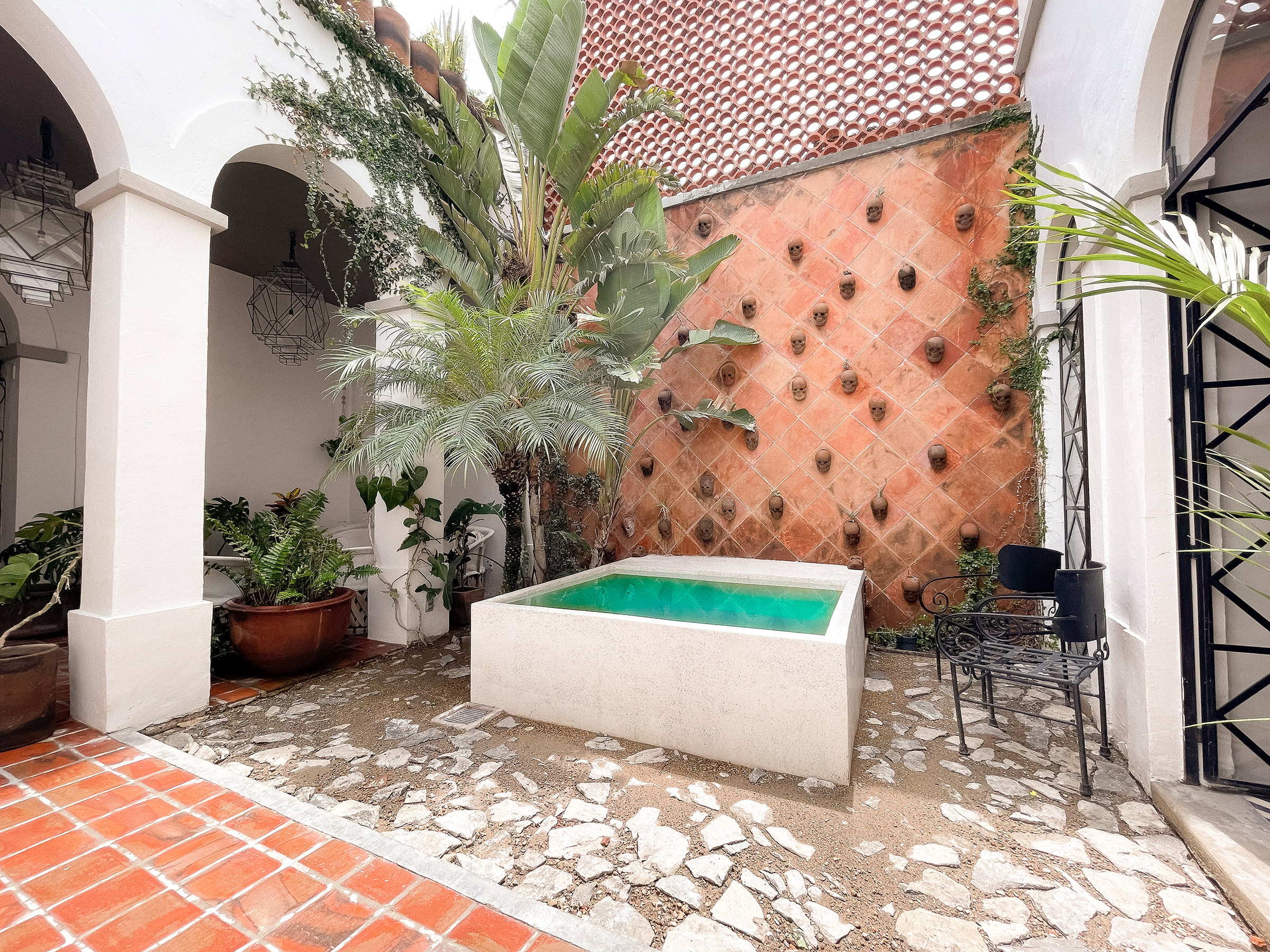 Plunge pool at Casa Blanco, Centro, Guadalajara