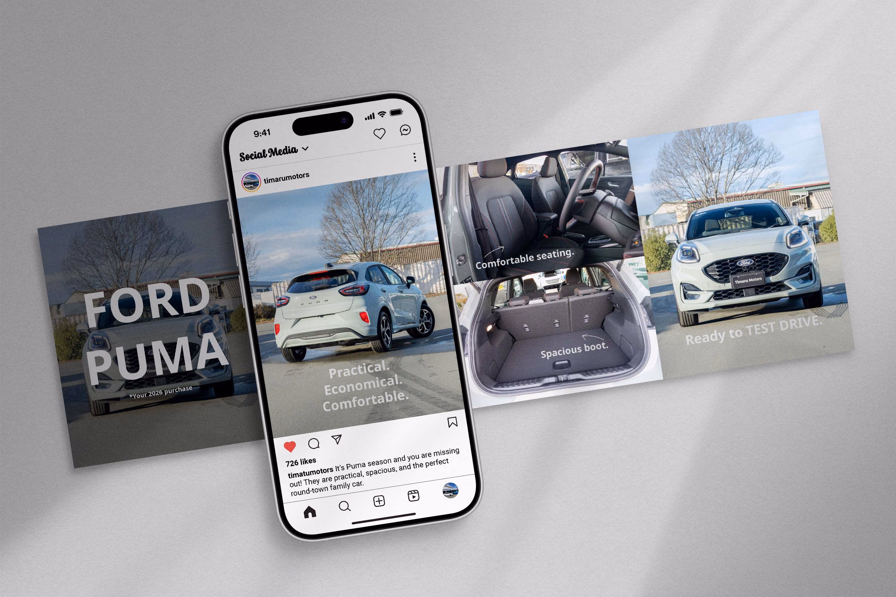 Timaru Motors social media and email campaigns by Scooch Marketing Canterbury